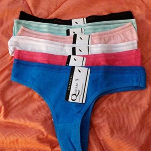 Queen Under Essentials 6 - pack Thongs